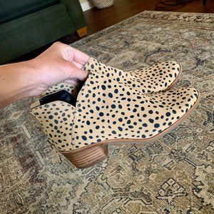 Dolce Vita Leopard Print Booties